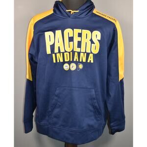 Mens NBA Indiana Pacers Blue Hoodie Brand New with Tags size Large Sweatshirt